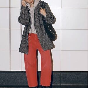 Free People Barrel Jeans